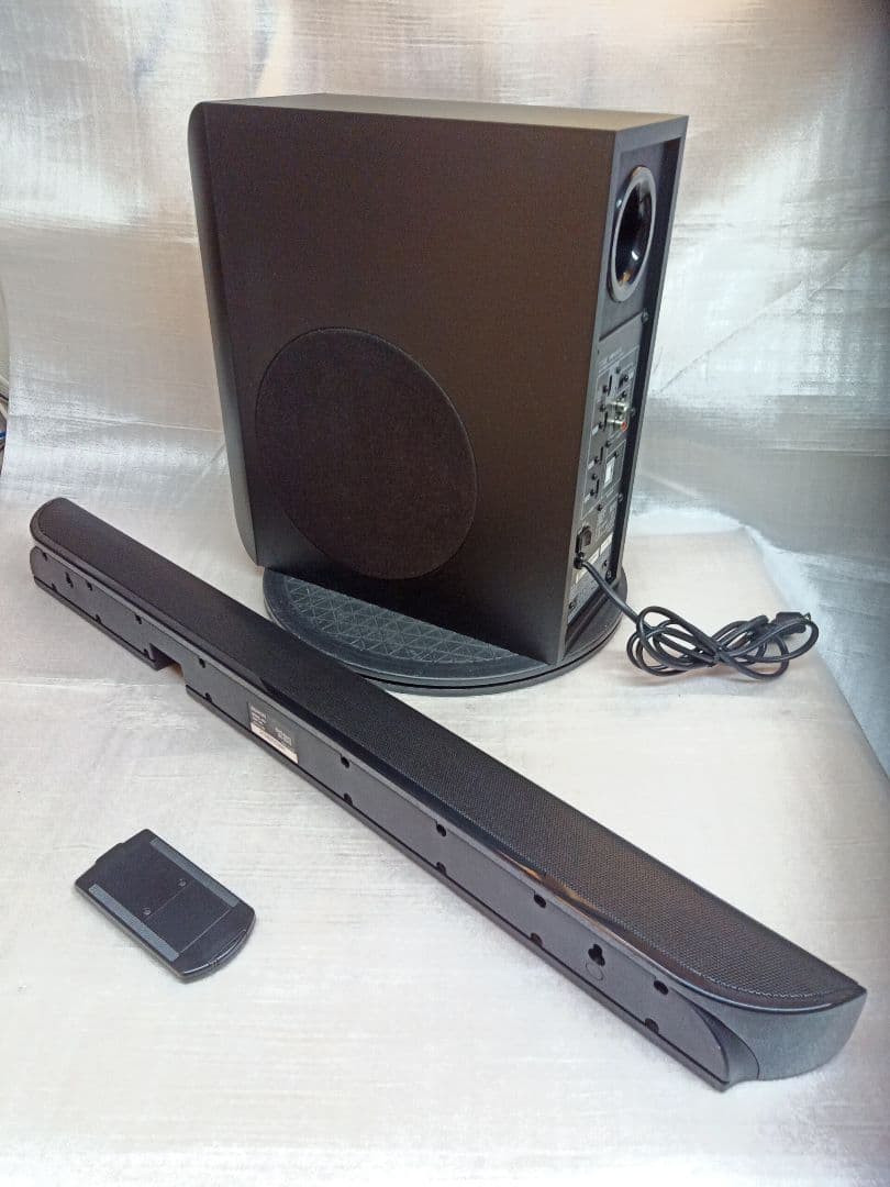 DENON DHT-S313 稼働品　サウンドバー ブラック リモコン付き