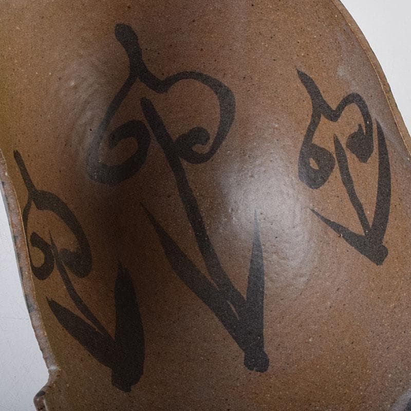 桂又三郎極め　江戸時代　古唐津　絵唐津　菓子鉢　M　R9332