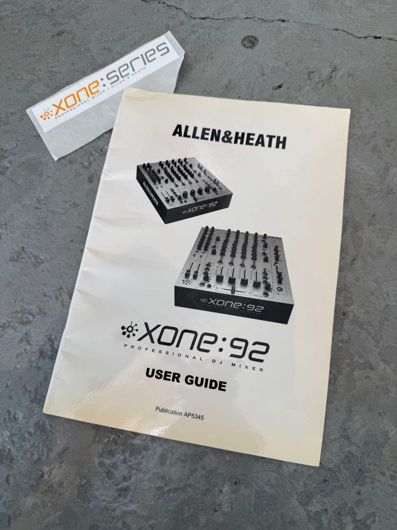 ALLEN & HEATH XONE92 xone DJミキサー mixer