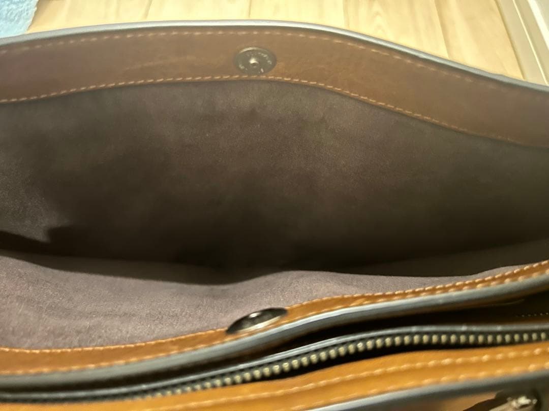 COACH コーチ 2way メトロポリタン ビジネスバッグ 茶