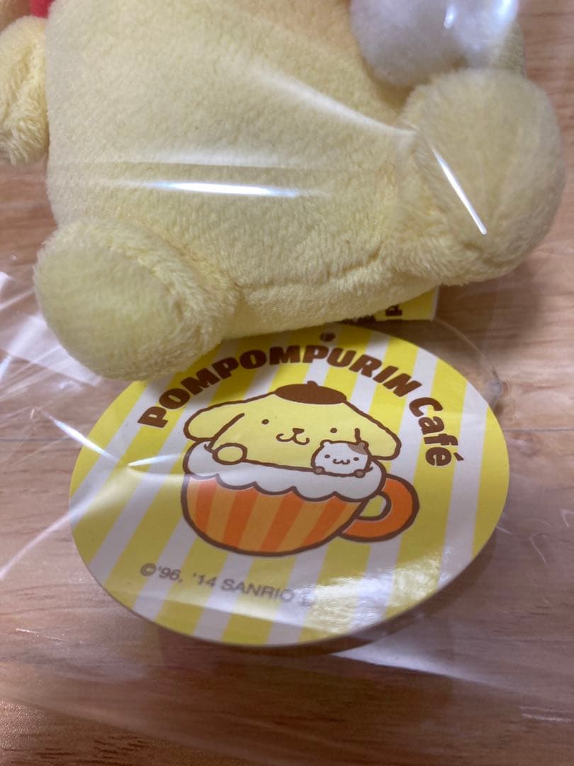 ポムポムプリン マスコットぬいぐるみ ポムポムプリンカフェ クリスマス マフラー