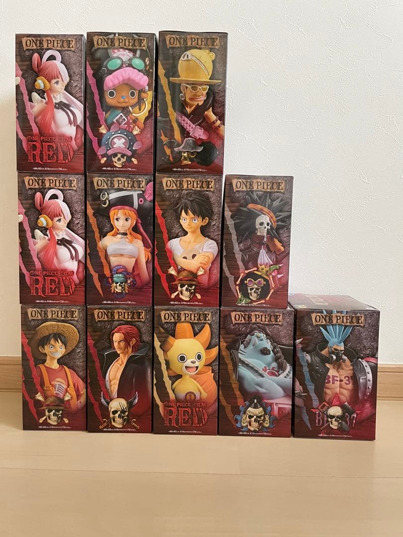 ワンピース　フィルムレッド　フィギュア　セミコンプ