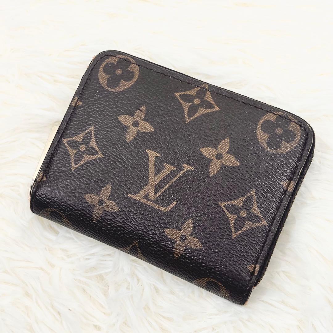 ルイヴィトン ケース ジッピーパース モノグラム 茶 小銭入れ 財布