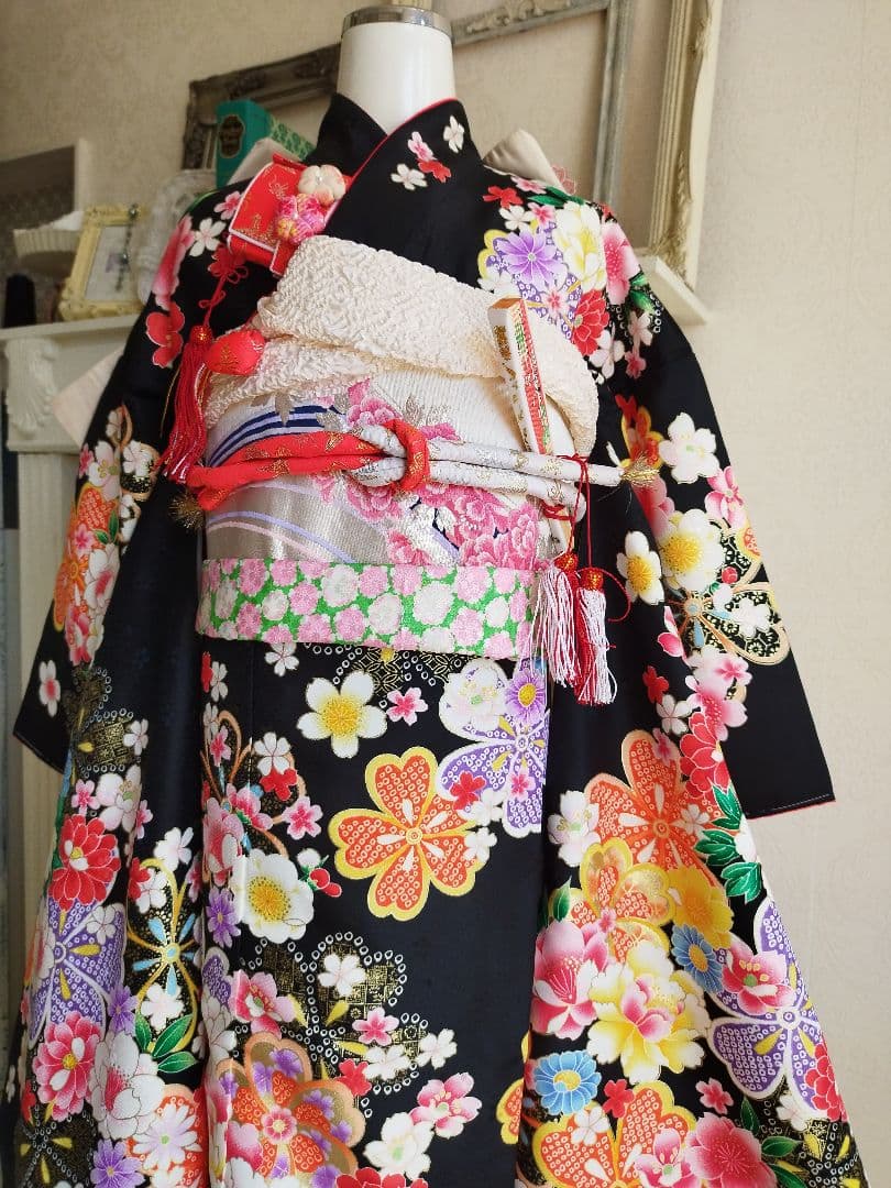 専用です☆ブランドmaomao新品着物フルセット☆七五三７歳さんに