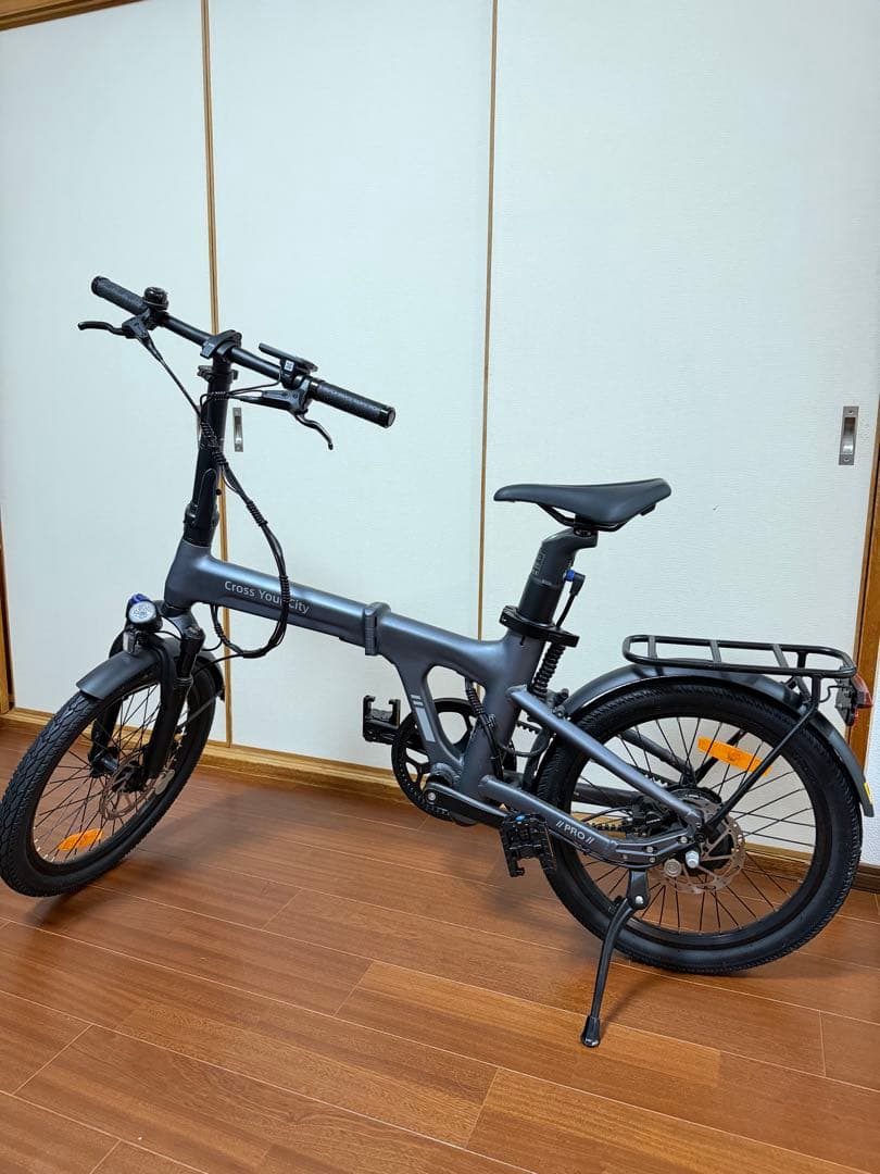 きなきな　ADO Air 20 Pro 電動アシスト自転車　グレー