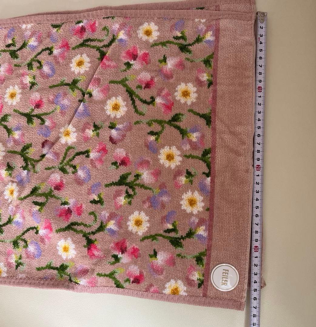 【新品】FEILER フェイラー　スウィートスイートピー　ハンドタオル　80cm