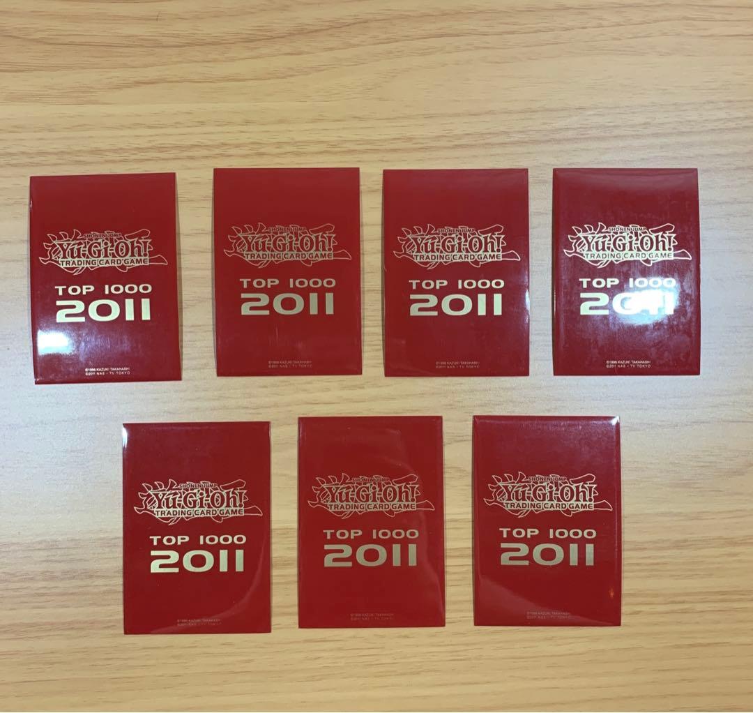 遊戯王 TOP1000 2011 赤 スリーブ 67枚