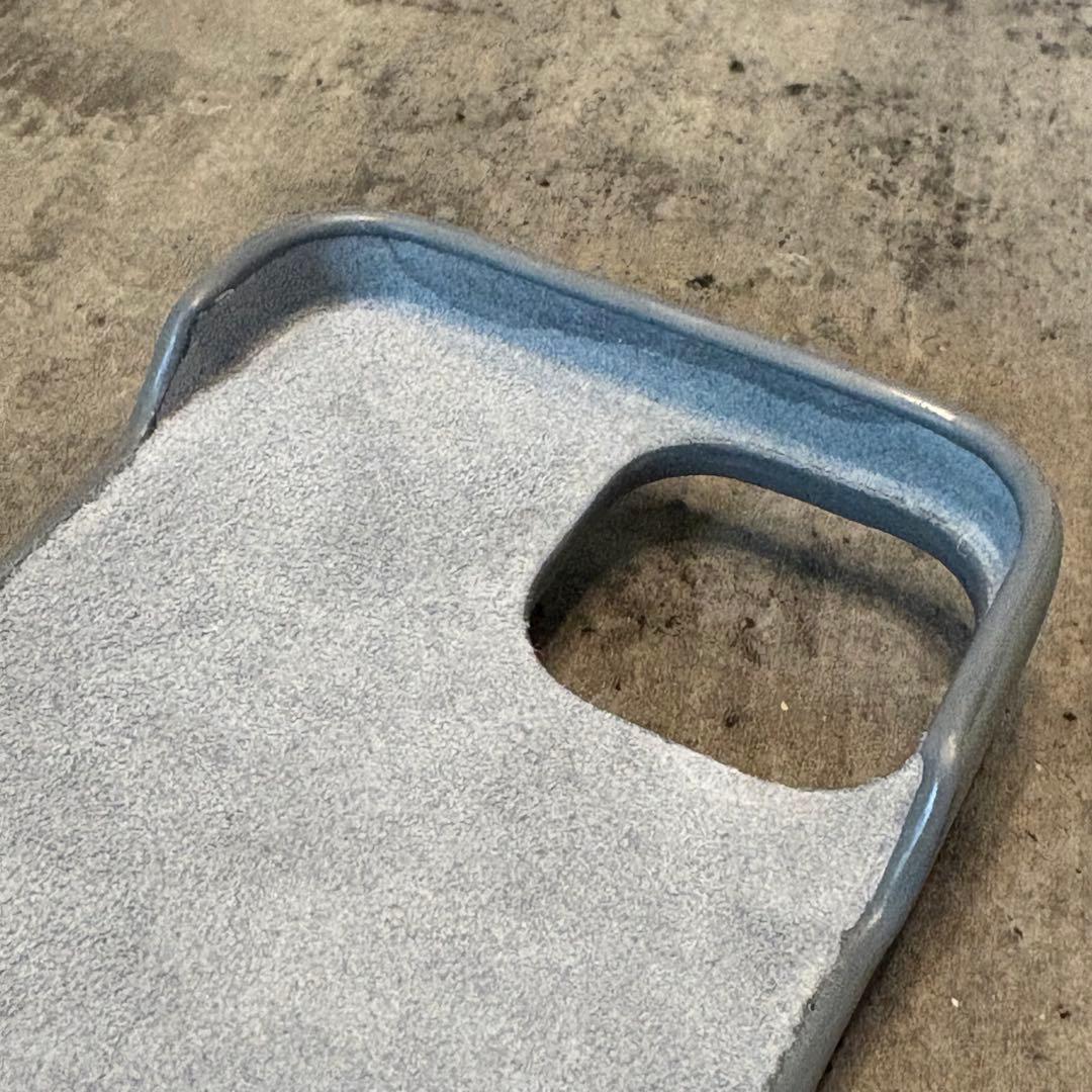 ディオール DIOR iPhone14 スマホケース ブルーグレー　正規品