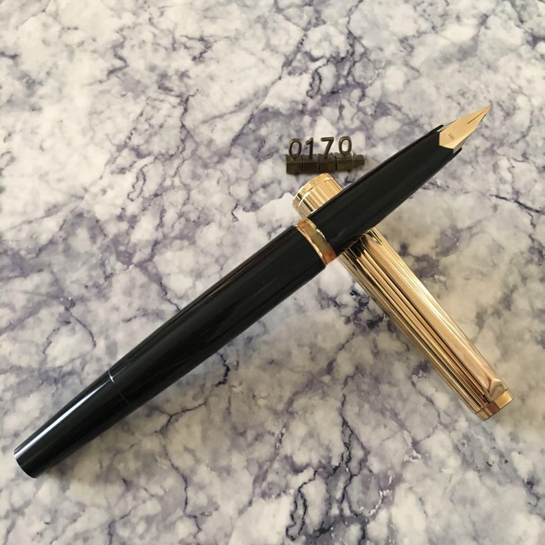 #0170 オーバーホール済み 万年筆 モンブラン MONTBLANC 14k