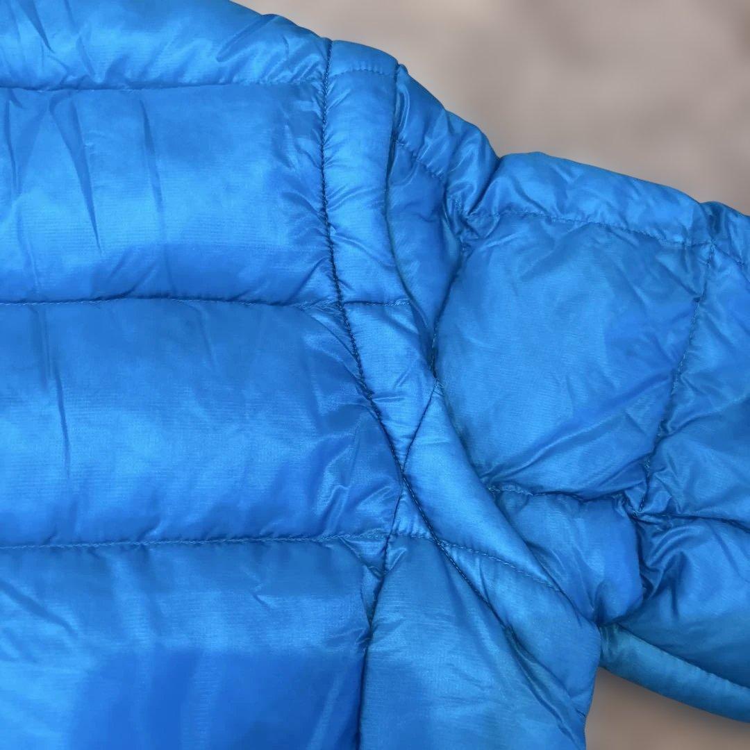 パーリーゲイツPG 青緑色ダウンジャケット　ロゴ入り　袖着脱可　ダウンベスト　M