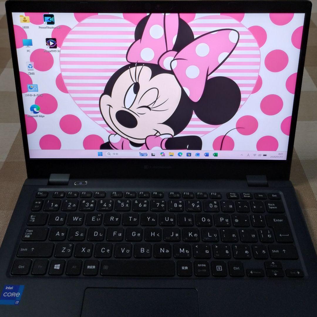 G83HS/11世代i7/SSD 256/8GB/FHD/13.3型③