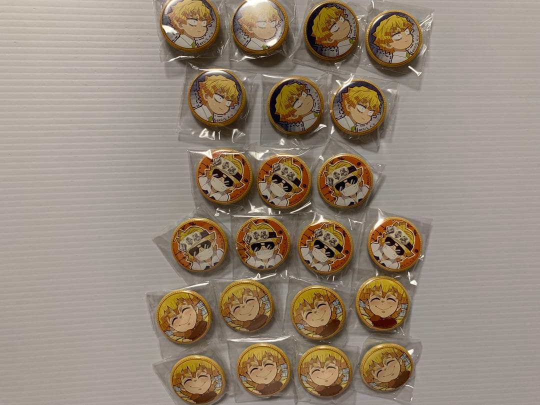 我妻善逸 ✨ キメツ学園 缶バッジ 22個 まとめ売りセット