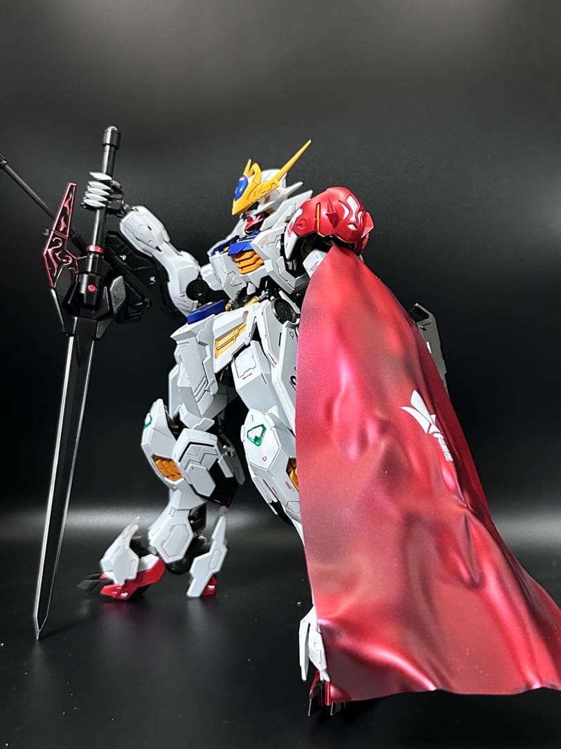 MG ガンダムバルバトスルプス　全塗装済み完成品マント鉄血のオルフェンズ