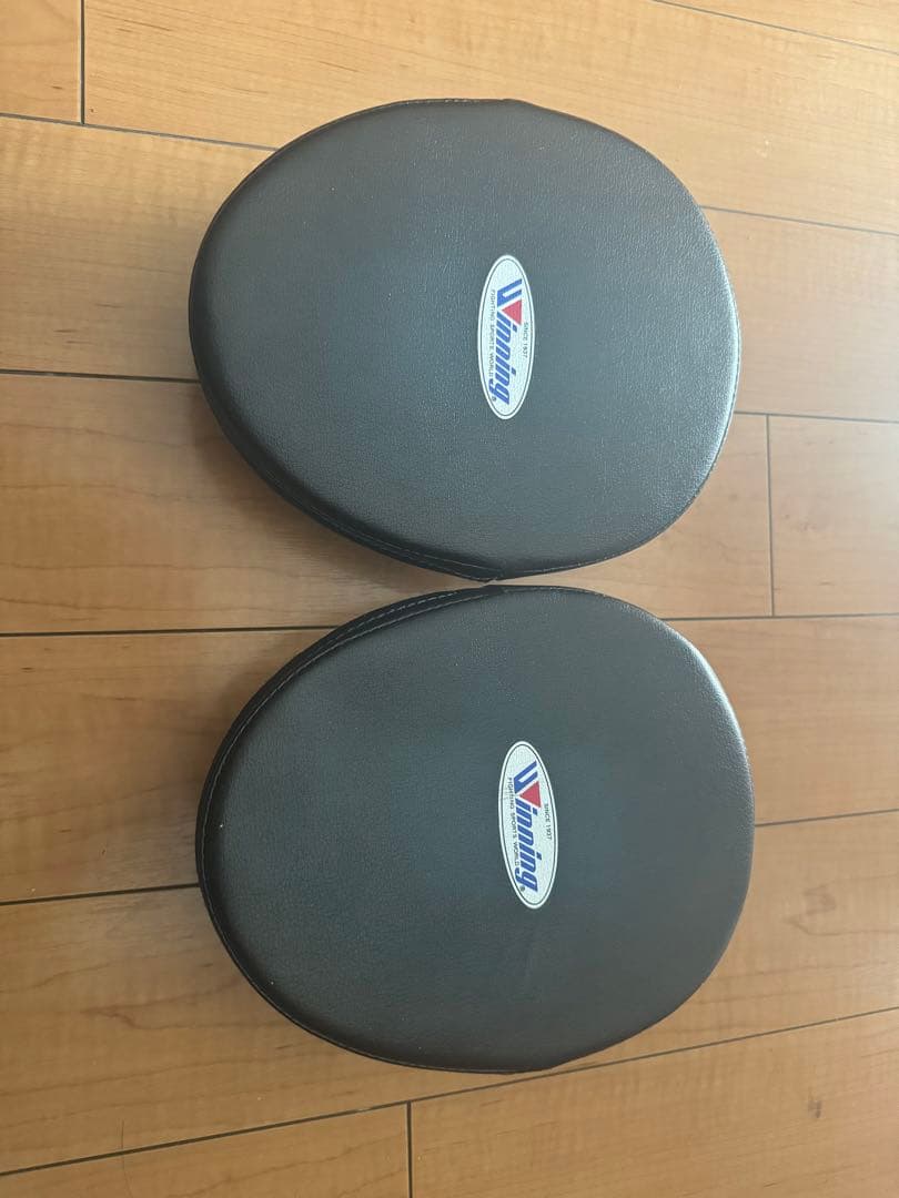 パンチングミット 2個セット 黒