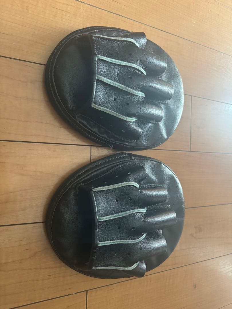 パンチングミット 2個セット 黒