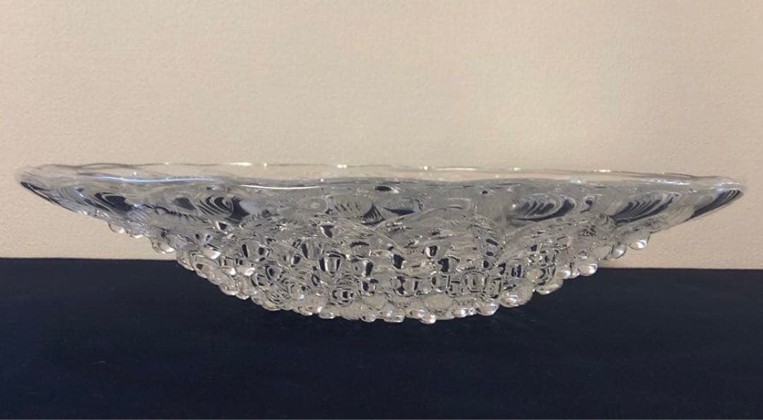 【極美品】LALIQUE ラリック ロスコフ 魚 泡 大型ボウル 名作