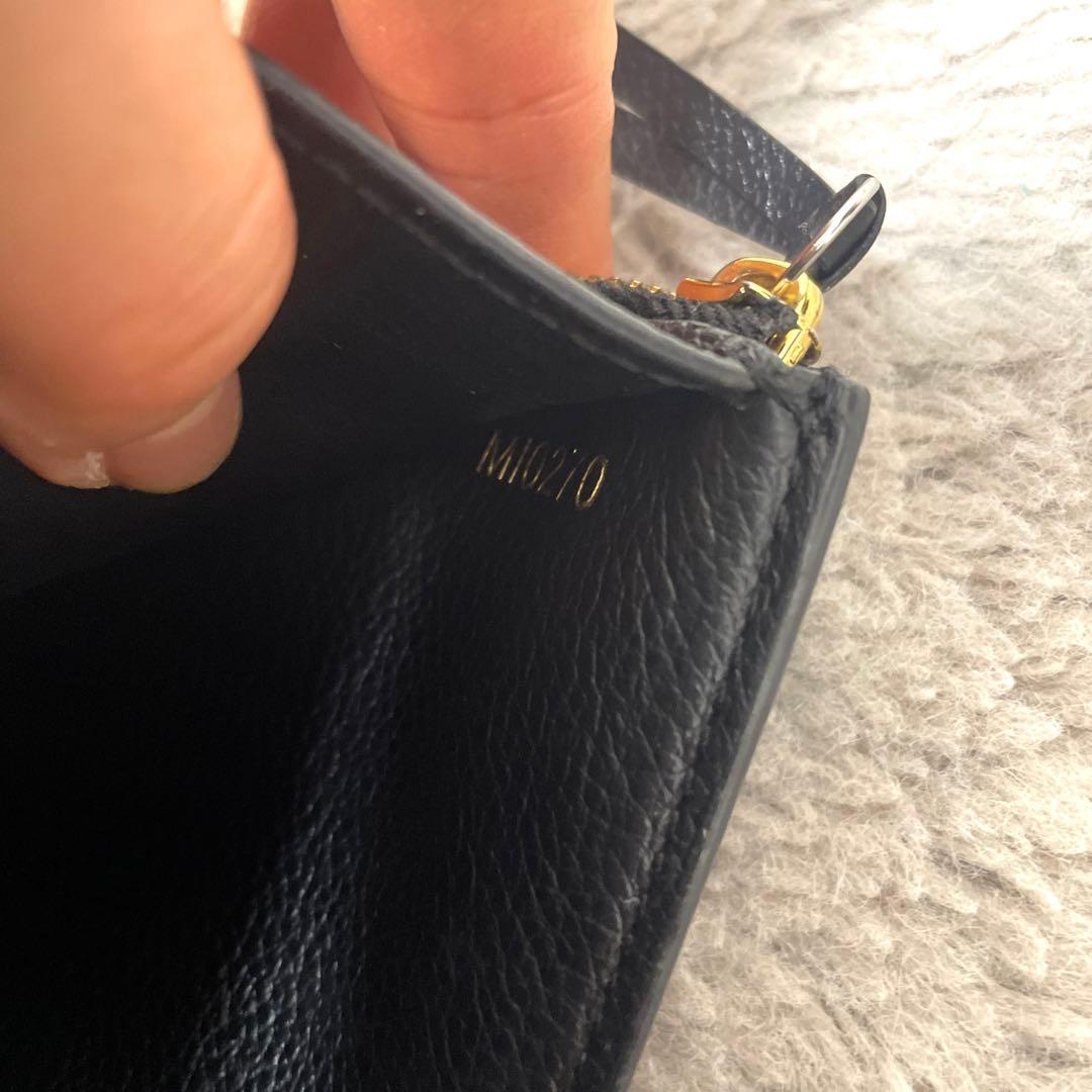 ルイヴィトン ヴィクトリーヌ アンプラント ノワール 折財布 ブラック