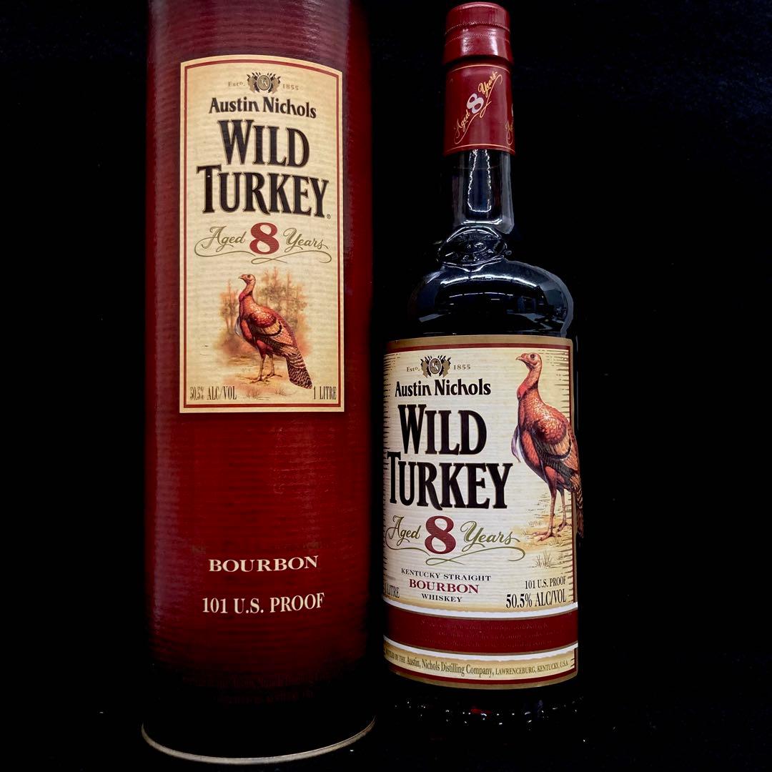 【旧ボトル】ワイルドターキー 8年・旧ラベル・WILDTURKEY 700ml⭐︎