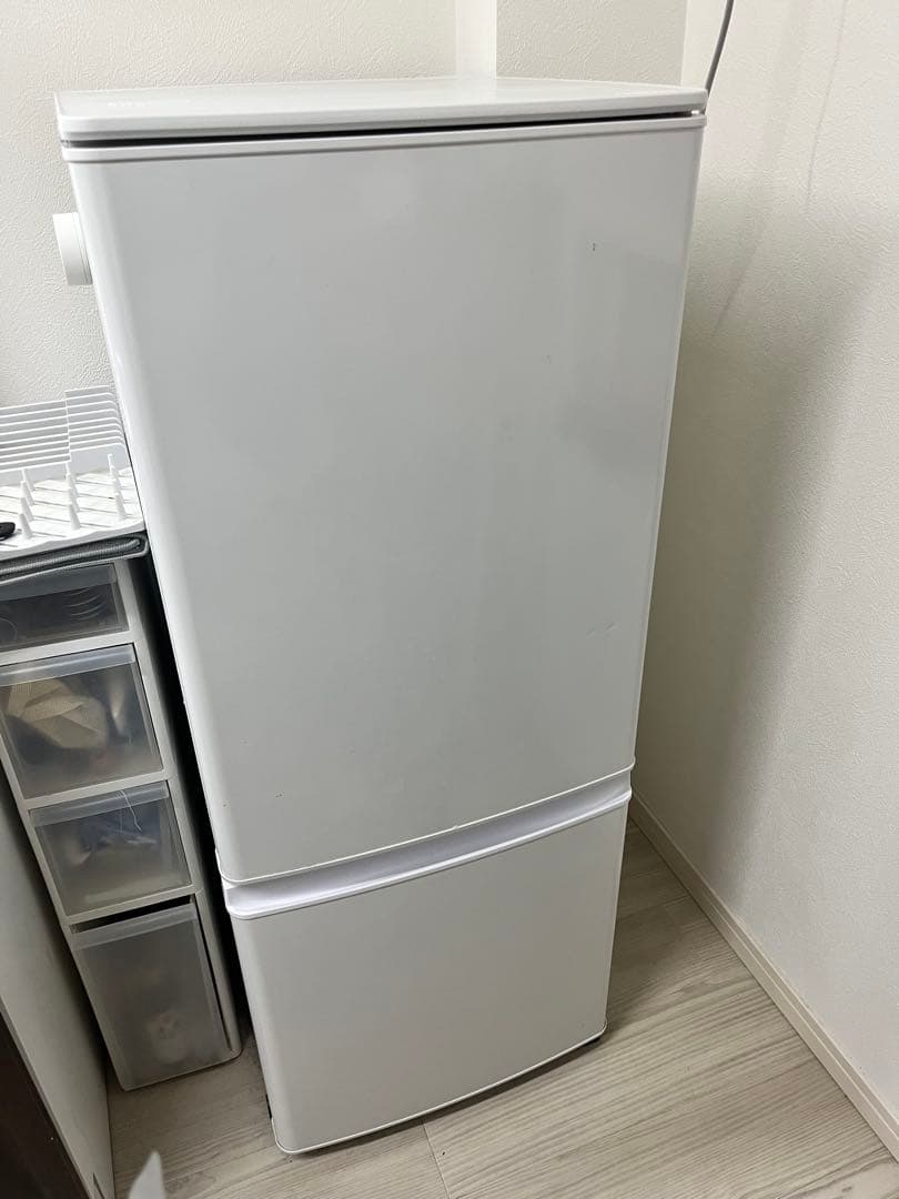 【送料込み】【超美品】三菱 冷凍冷蔵庫 MR-P15E2H-W