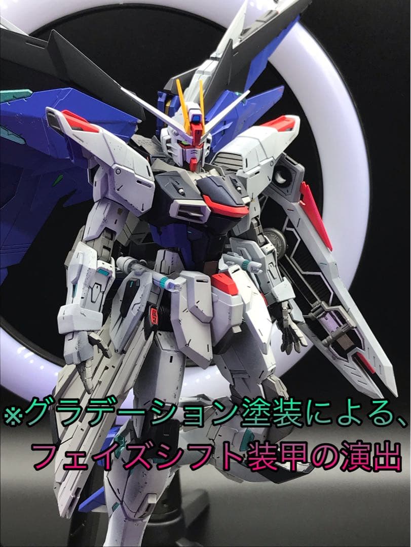 【全塗装】完成品MG 1/100 フリーダムガンダム　グラデーション塗装仕上げ