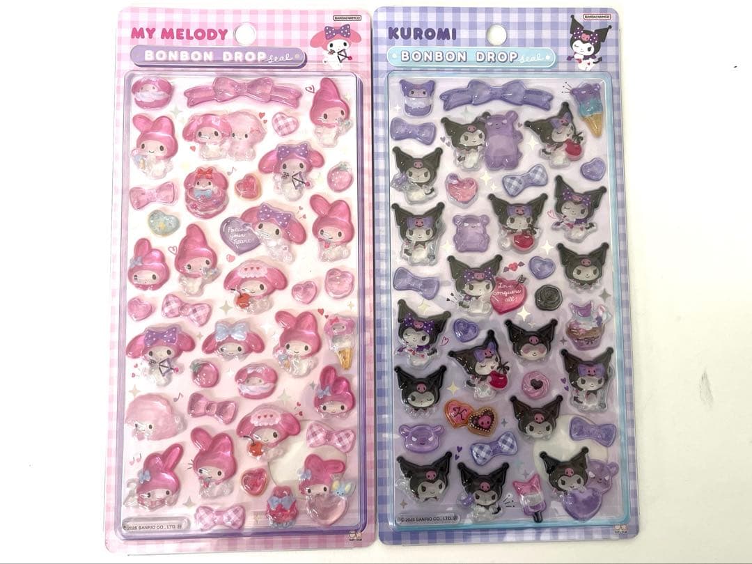 【正規品】サンリオ　ボンボンドロップシール　8種コンプリート