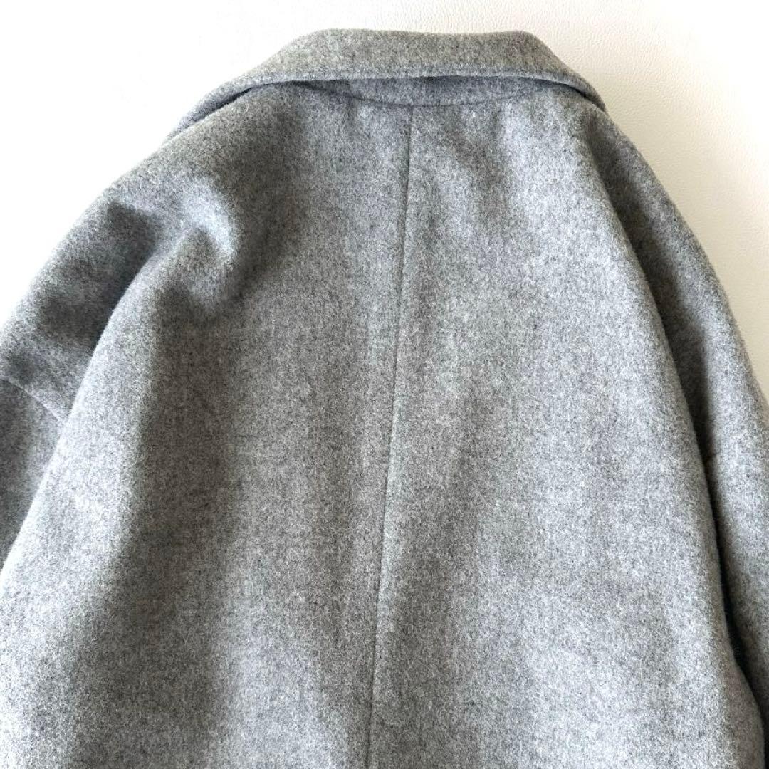 美品 ミズイロインド LEE別注 スタンドカラーウールコート 日本製 24AW