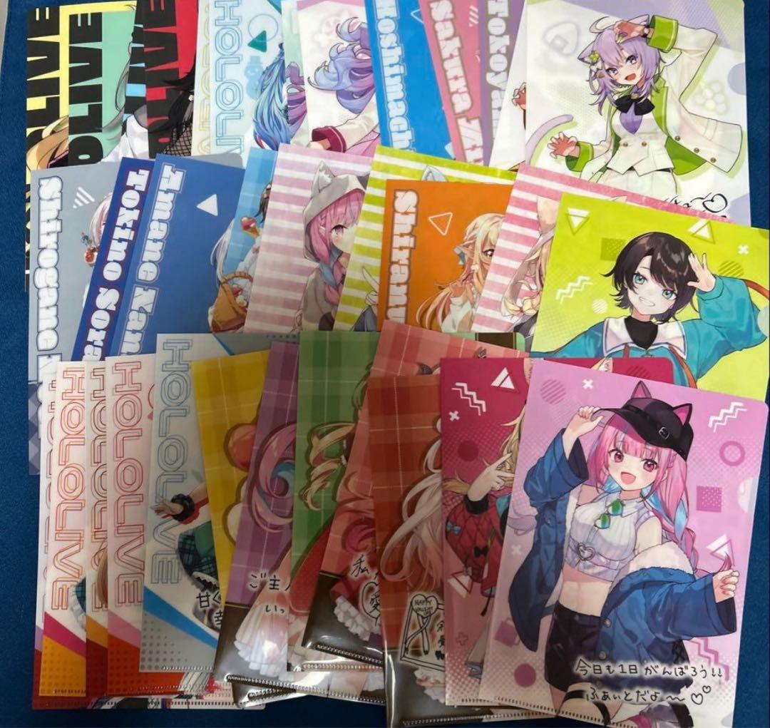 ホロライブ クリアファイル　まとめ