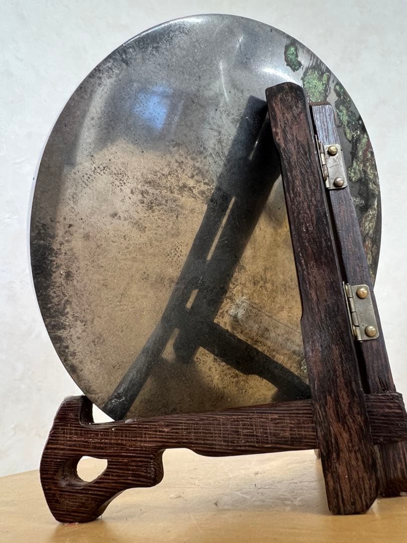 中国唐代海獸葡萄紋青銅鏡骨董青銅器古美術アンティーク　江戸　青磁コレクション