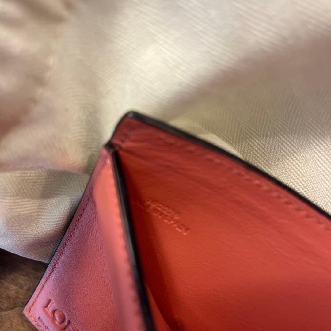 ロエベ　コンパクト ジップウォレット　ソフトグレインカーフ