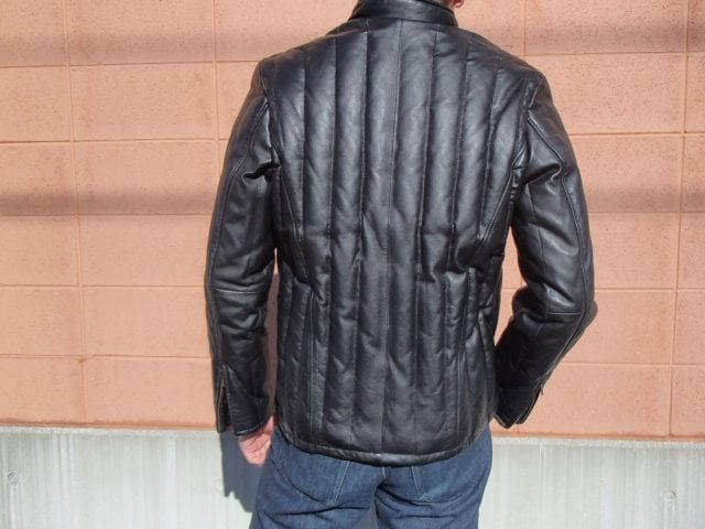 COMME CA DU MODE MEN ラム本革 ダウンジャケット