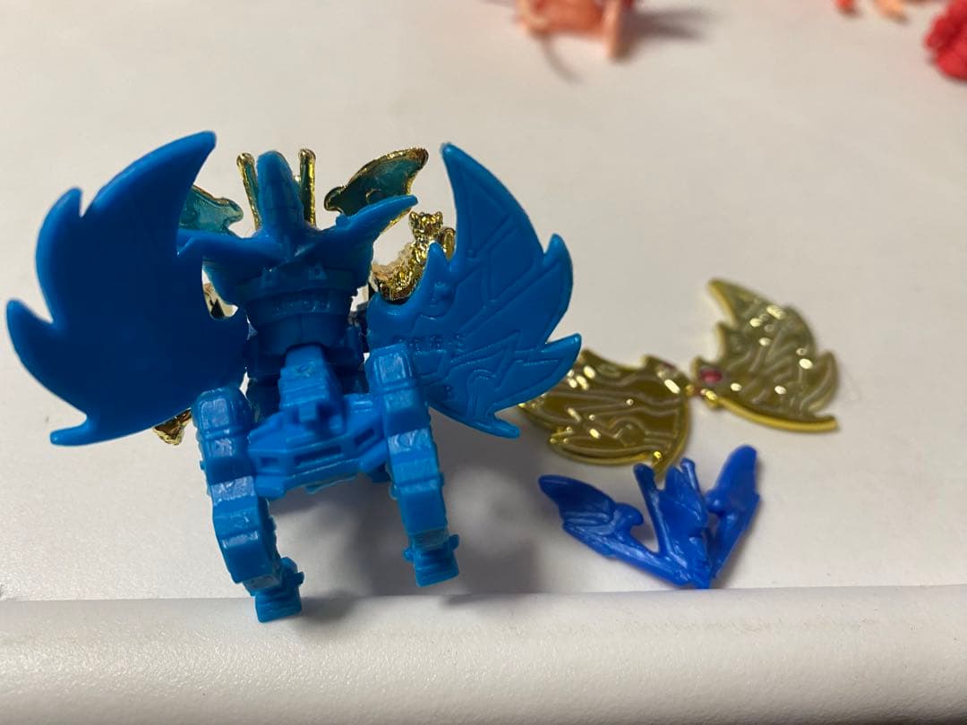 近日出品取消 ガン消し 新世大将軍(神馬凰形態) SDガンダムR 005 金