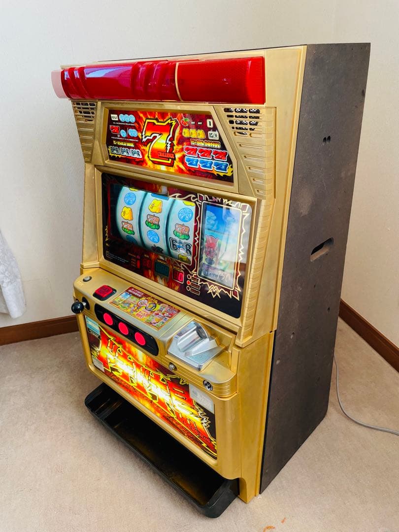 【希少】 パチスロ 実機 めざせドキドキ島 4号機