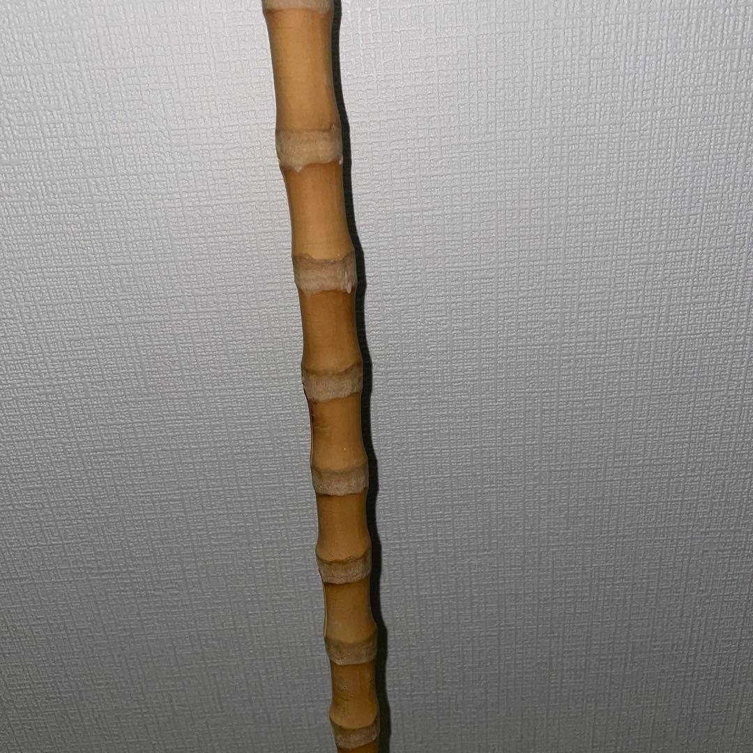根鞭　ステッキ　竹　杖　アンティーク　ねぶち　曲がり竹
