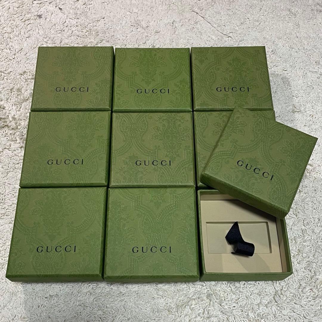 GUCCI エンボス加工 ギフト箱 9個セット