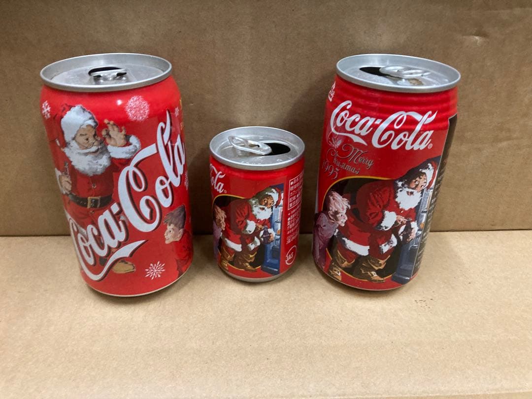 （あ002）コカコーラ　サンタ　空き缶