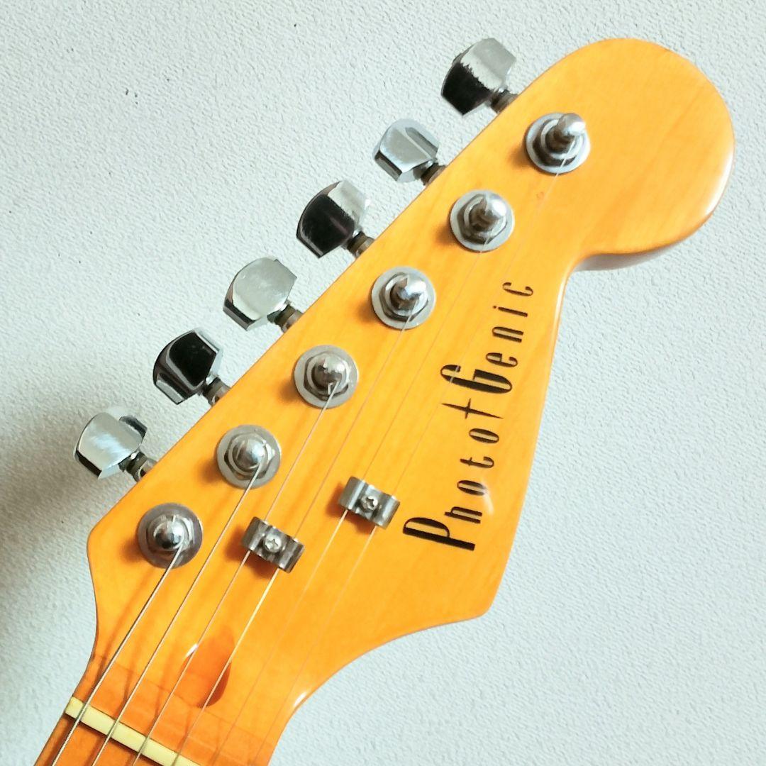 PhotoGenic　ストラトキャスタータイプ　エレキギター　ブラック