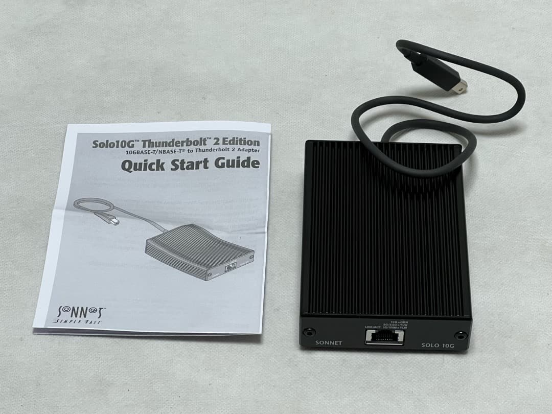 ルーター・ネットワーク機器 Sonnet Technologies Solo10G Thunderbolt2