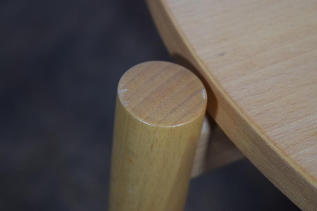 無印良品/良品計画/MUJI ブナ材サイドテーブル ラウンド/丸a