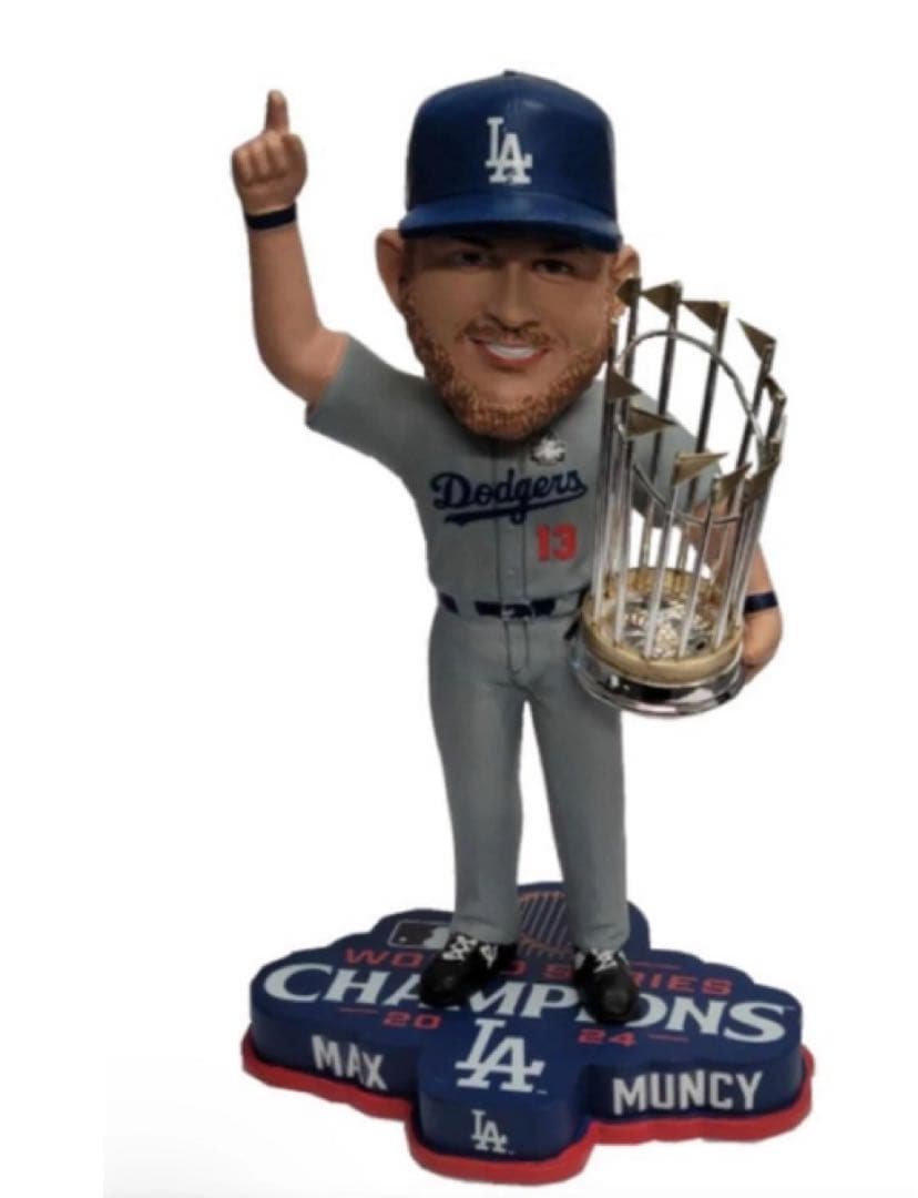 マックス・マンシー　ワールドシリーズ優勝記念　ボブルヘッド　ドジャース