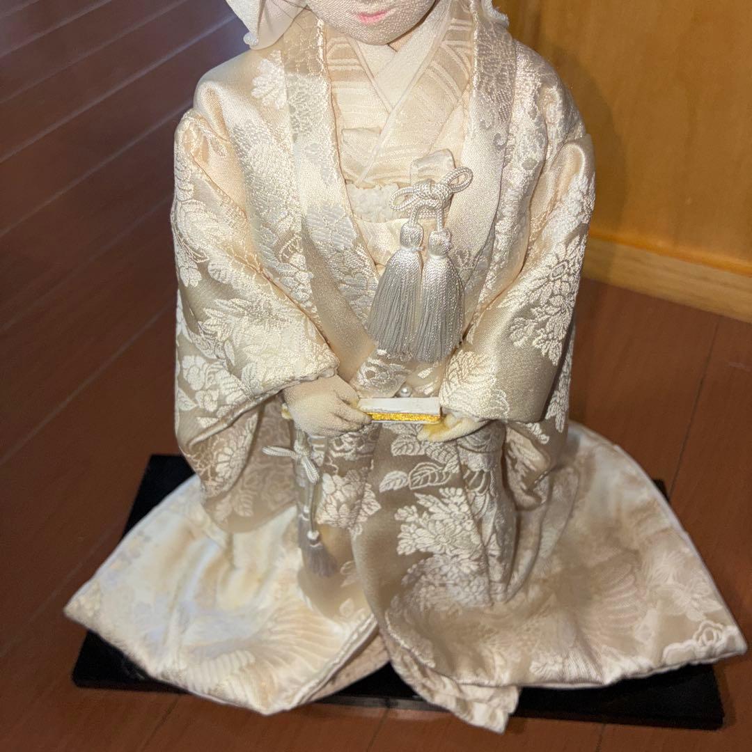 オールハンドメイド綿帽子の花嫁人形