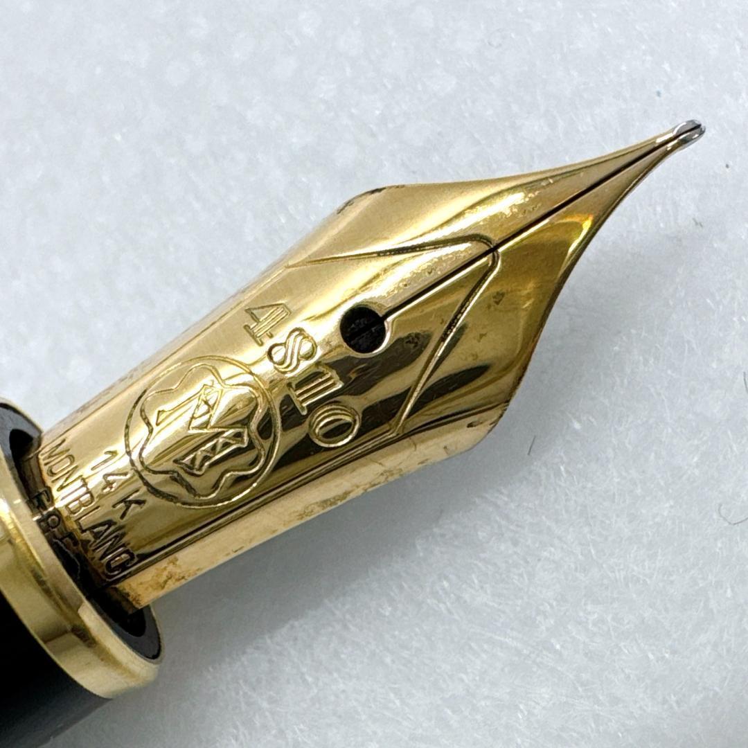 モンブラン 万年筆 マイスターシュテュック 14K GP レジン ニブ不明