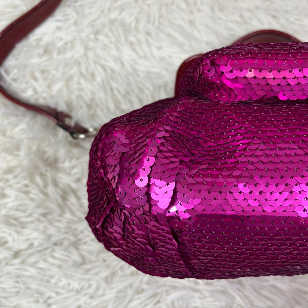 【希少 絢爛豪華】COACH ポピー ワンショルダー 2way スパンコール