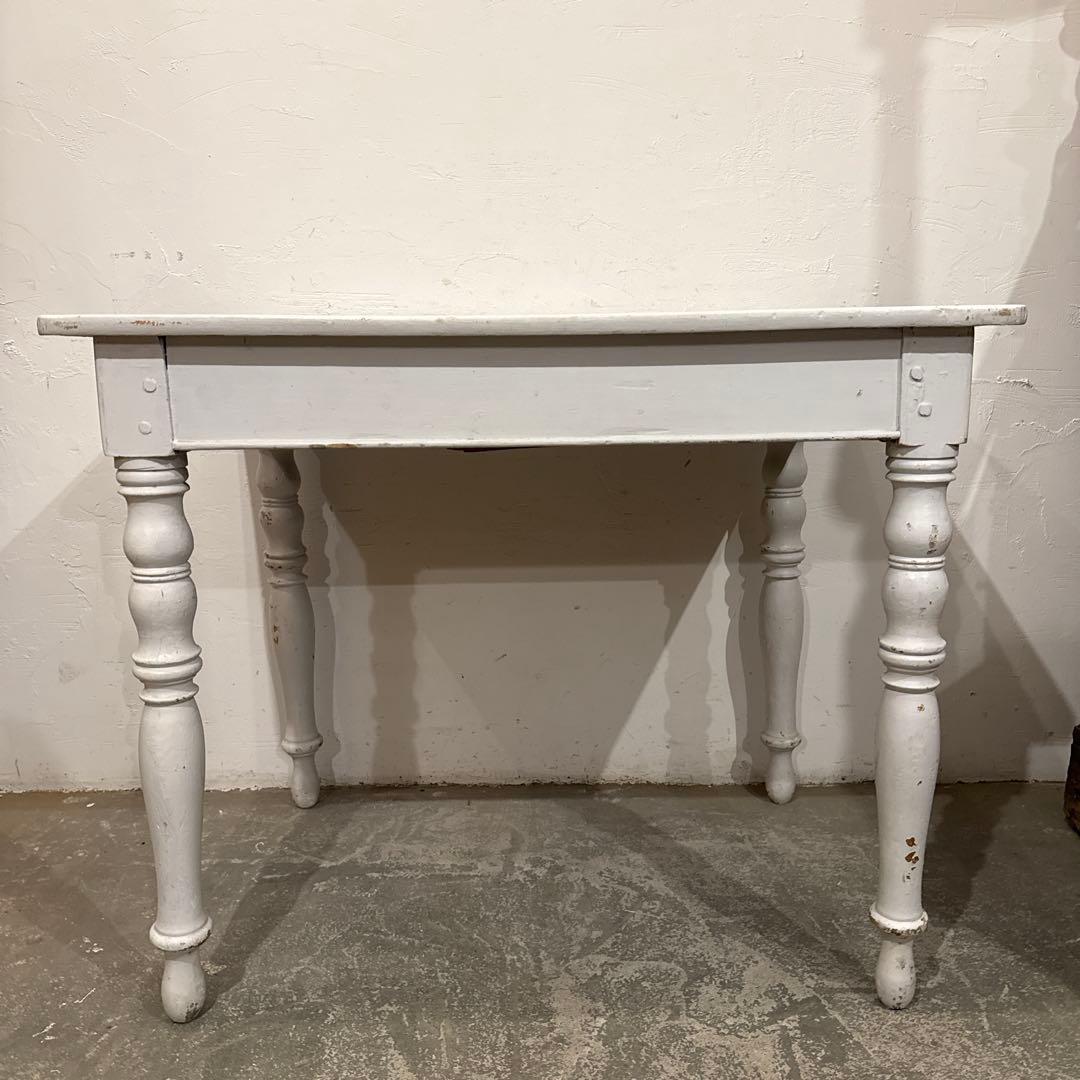 ヴィンテージ　木製デスク　サイドテーブル　作業台