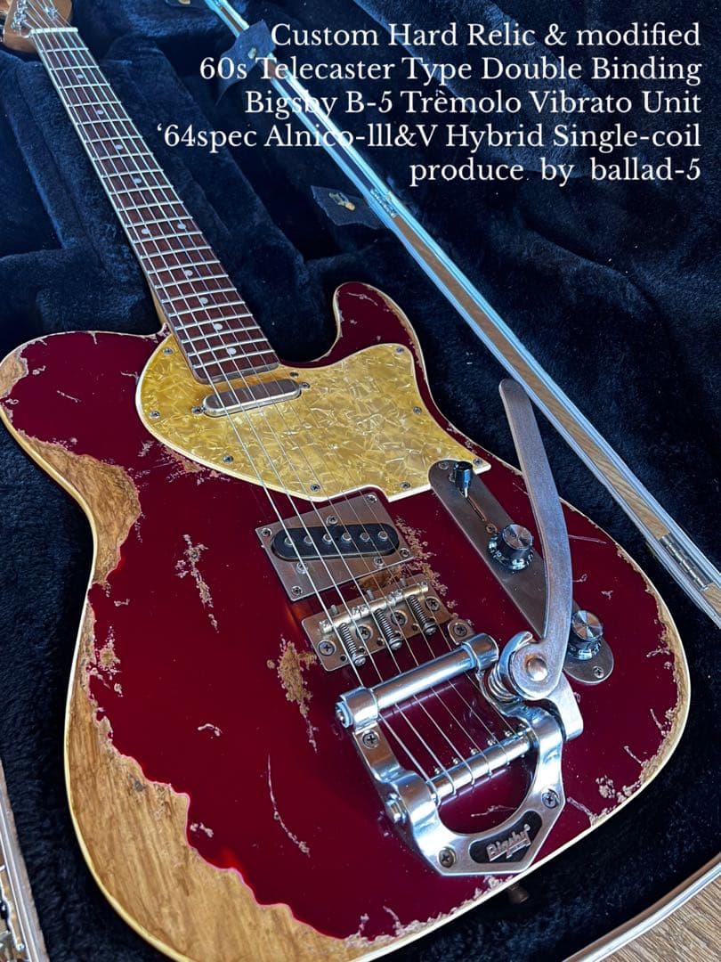 Samieto ハードレリックテレキャスタータイプ/ビグスビーB-5