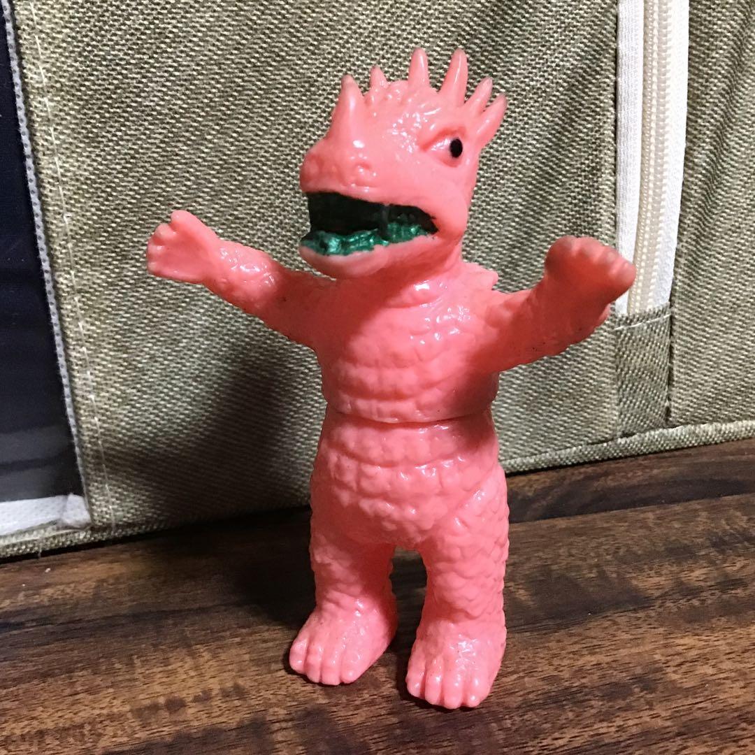 ブルマァク ピンク成形色　ミニアンギラス　ソフビ　現状現品渡し　プロフ必読