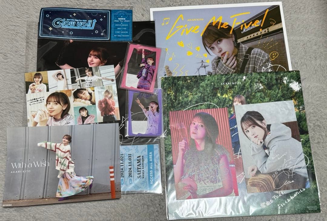 鬼頭明里　All Light！キャラファイングラフ