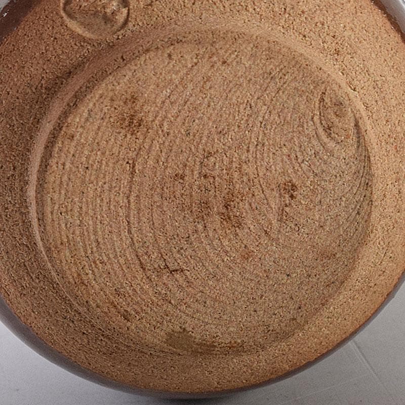 茶道具　膳所焼　陽炎園造　淡海ぜぜ　茶入　仕覆付　時代箱　V　8210