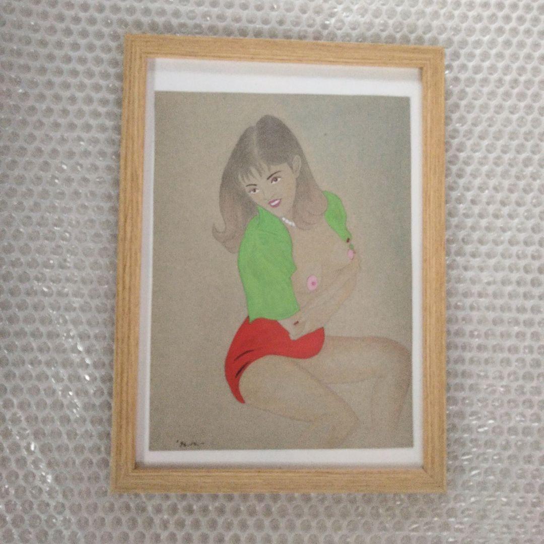 美人画・色鉛筆＆水彩絵の具