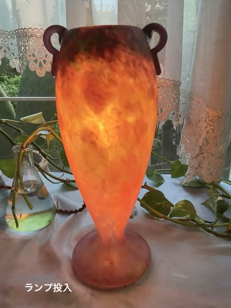 稀少作品！シュナイダー兄弟「ヴィトリフィカシオン彩の花瓶」