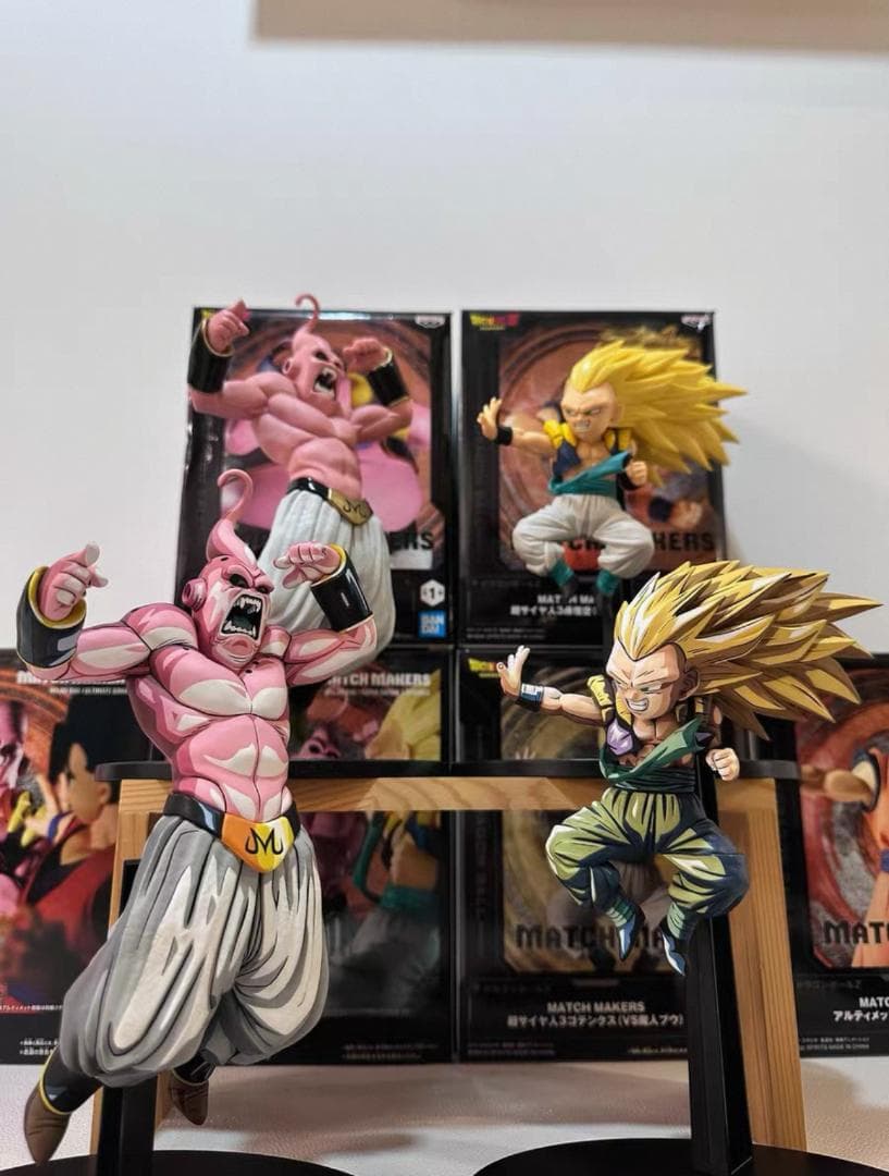 ドラゴンボール Z ブウ & ゴテンクス リペイント フィギュア